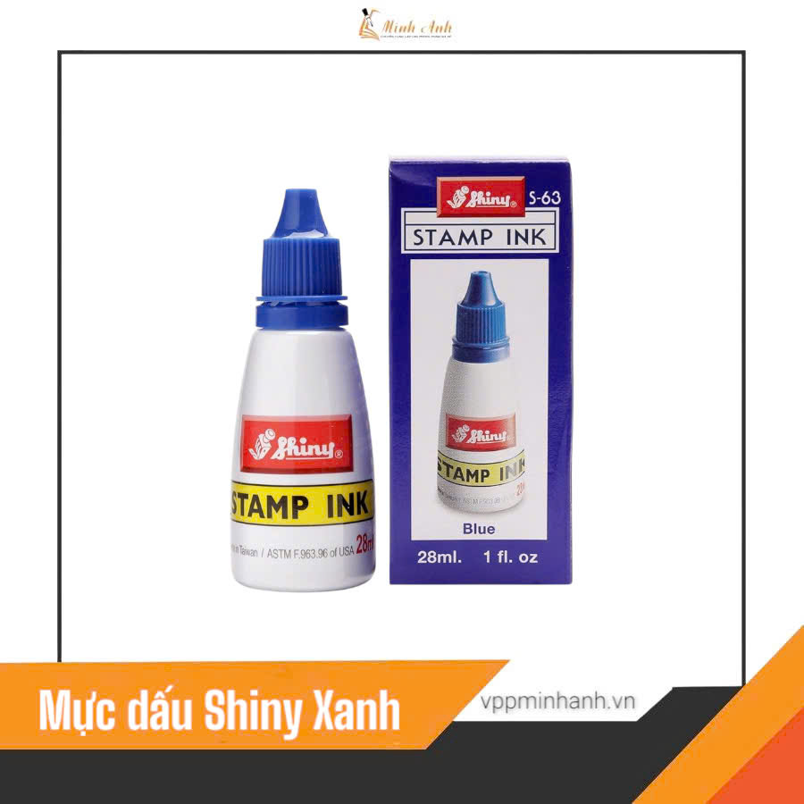 Mực dấu Shiny - Xanh
