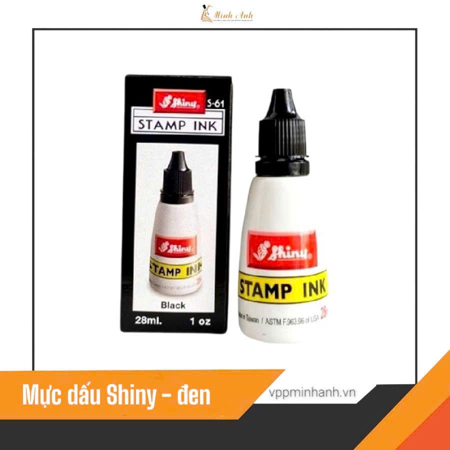 Mực dấu Shiny - đen