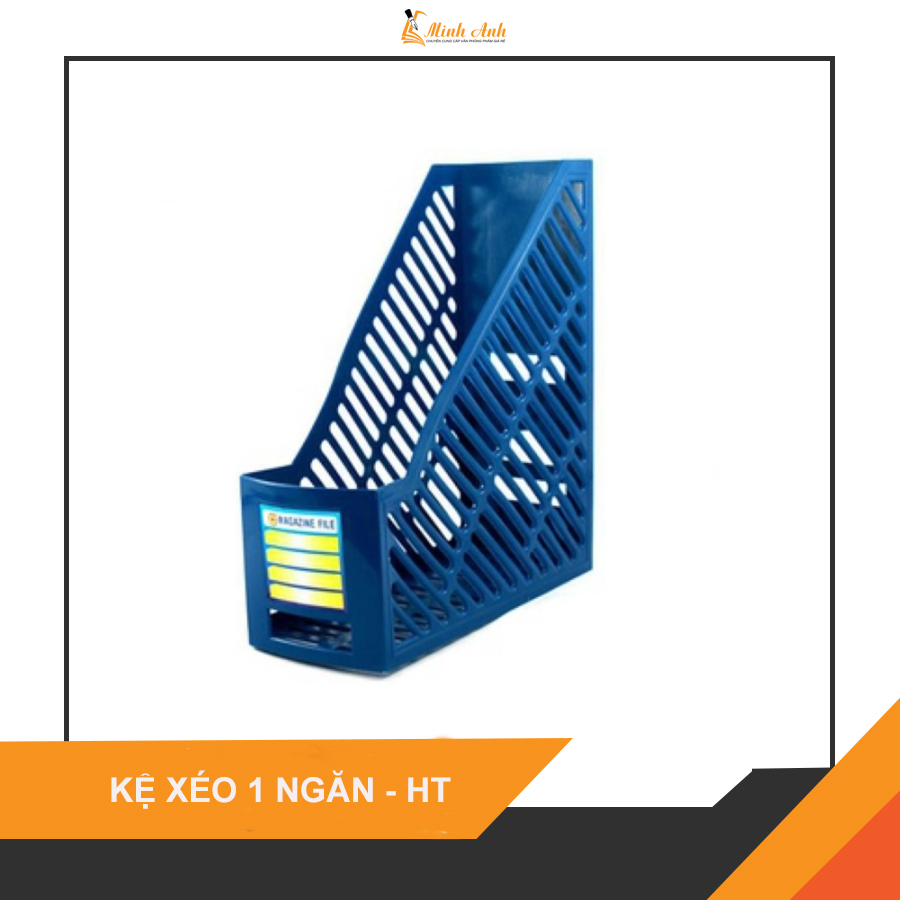 Kệ rổ xéo nhựa 1 ngăn | Khay kệ hồ sơ văn phòng giá rẻ - vppminhanh.vn