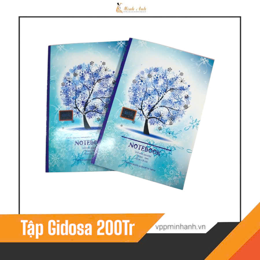 Tập khổ lớn 200tr Gidosa